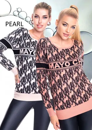 MAYO CHIX pulover Pearl caramel