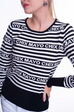 MAYO CHIX pulover Kate čierny
