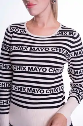 Mayo CHIX pulover Katie maslový