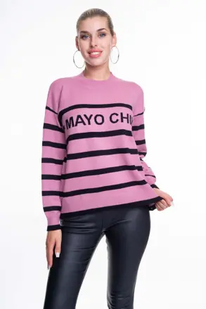 MAYO CHIX pulover pletený Macy staoružový