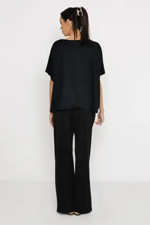 AMNESIA nohavice Wagner cierne