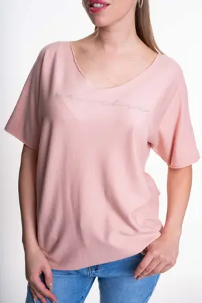 MAYO CHIX pleteny pulover ruzovy