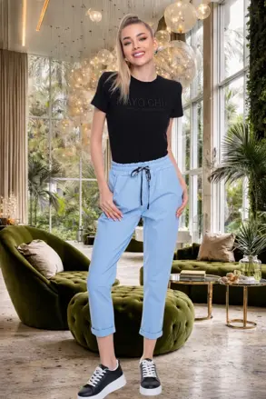 MAYO CHIX nohavice Pulzus modre