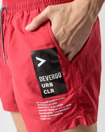 DEVERGO pánske kratasi plavkové červené 39
