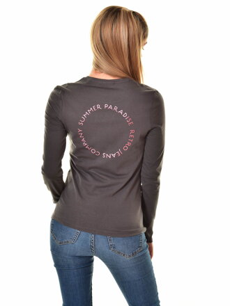  Dámsky top Retro Jeans Lyall antracitová