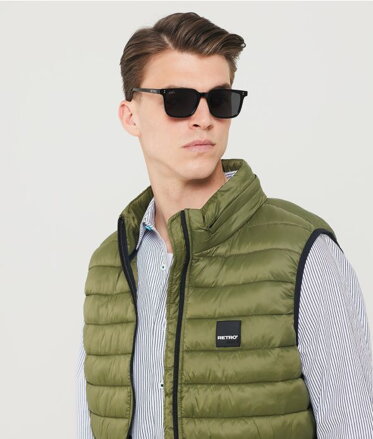 RETRO vesta AMOS khaki