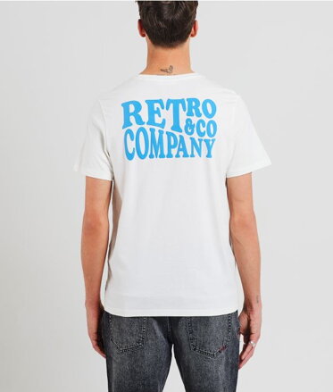 RETRO tričko MELOS biele