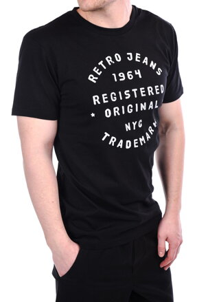 Pánske tričko MONSERRATT black Retro Jeans