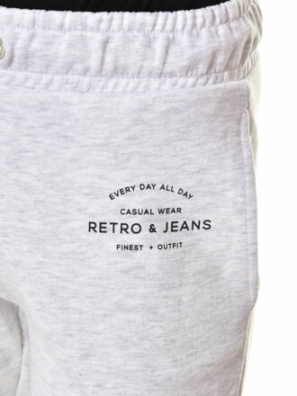 Dámske tepláky BLUEBELL offwhite melange RETRO Jeans