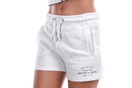 Dámske šortky BLUEBELL offwhite melange RETRO Jeans