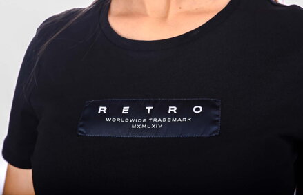 Dámske tričko PEONY black Retro Jeans