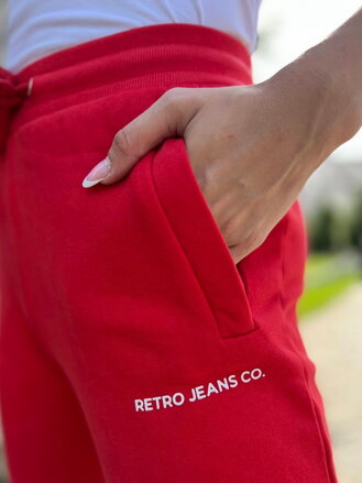 Dámske tepláky NASHVILLE red Retro Jeans