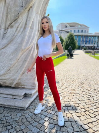 Dámske tepláky NASHVILLE red Retro Jeans