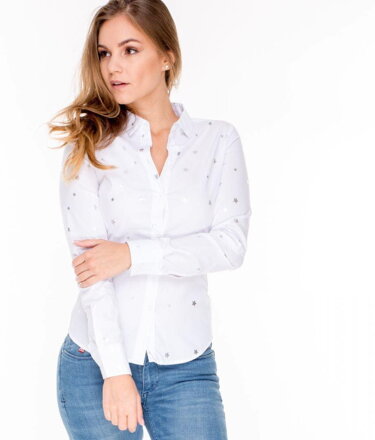 Dámska košeľa RETRO JEANS biela