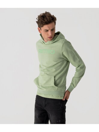 RETRO mikina pánska zelená Dreamer hoodie