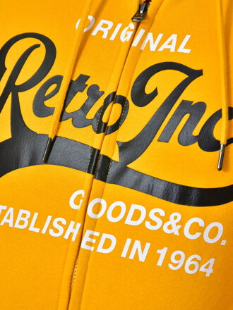 Pánska mikina CHAMPION ZIPUP yellow Retro Jeans