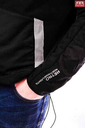 Pánska mikina ASGARD black RETRO JEANS Pánska mikina ASGARD black RETRO JEANS