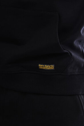 Pánska mikina MONSERRATT hoodie black RETRO Jeans