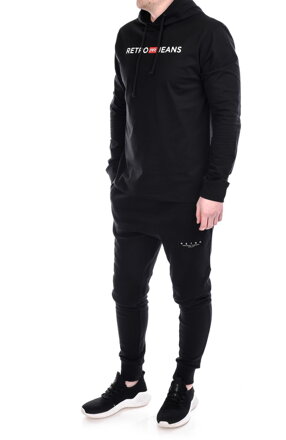 Pánska mikina BRYCE black RETRO Jeans