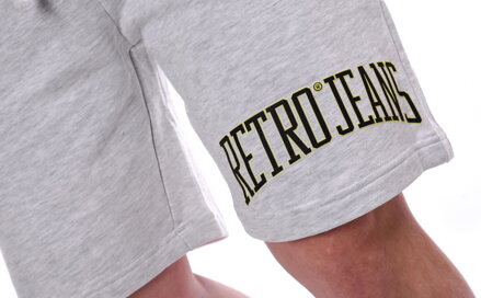 Pánske šortky RITMAN offwhite melange RETRO Jeans