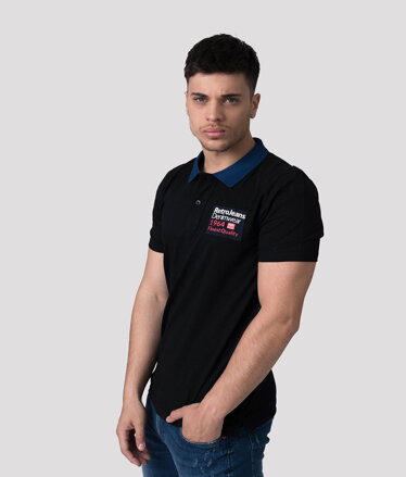Pánska polokošeľa FLINT POLO OUT Retro Jean