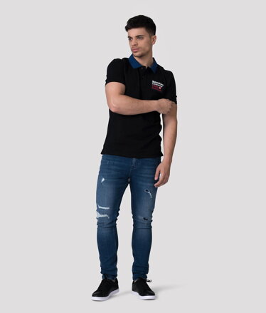 Pánska polokošeľa FLINT POLO OUT Retro Jean