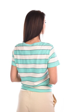 Dámke tričko TIGER LILY top mint stripes RETRO Jeans
