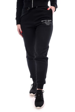 Dámske tepláky GERANIUM pants black RETRO Jeans