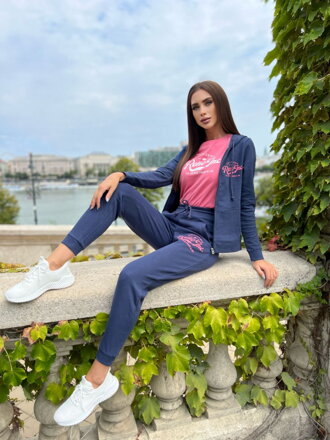  Dámske tepláky LUCA PANTS OUT dark blue RETRO Jeans