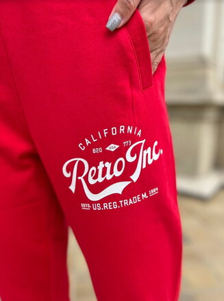  Dámske tepláky LUCA PANTS OUT red RETRO Jeans