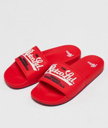 RETRO pánske šlapky ASHEVILLE red