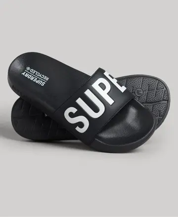 Superdry šlapky čierne