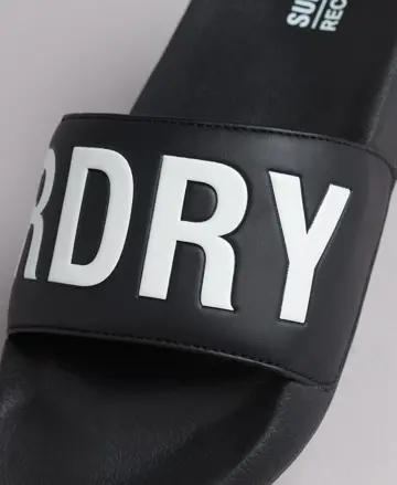 Superdry šlapky čierne