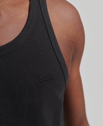 Pánske tielko Organic Cotton Vintage Logo Black SUPERDRY