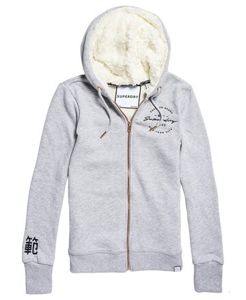 Dámska Mikina APPLIQUE ZIPHOOD SuperDry