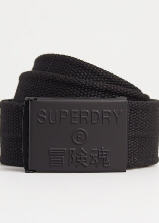 Opasok NYC Farbic black SUPERDRY 