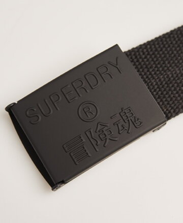 Opasok NYC Farbic black SUPERDRY 