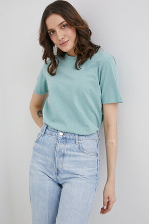  Dámske tričko Vintage Logo Emb Tee SUPERDRY blue