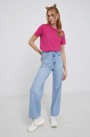  Dámske tričko Vintage Logo Emb Tee SUPERDRY pink