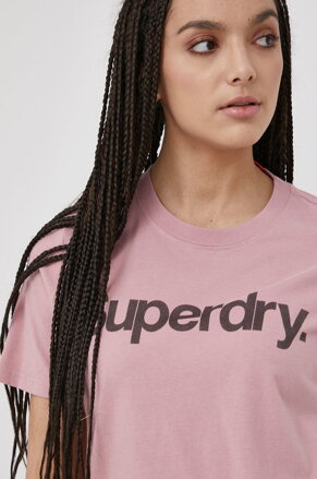 Dámske tričko SUPERDRY ružové