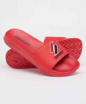 Dámske,Pánske šľapky Core Pool Slide Superdry red