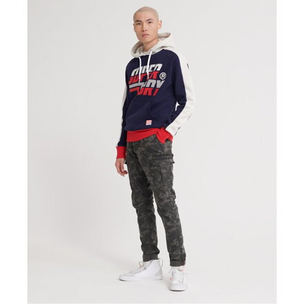 Pánska mikina DOWNHILL RACER PANEL HOOD Superdry 