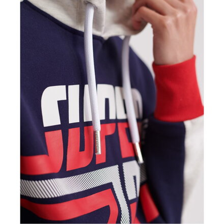 Pánska mikina DOWNHILL RACER PANEL HOOD Superdry 