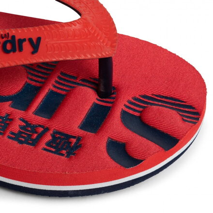Pánske žabky SUPERDRY červené