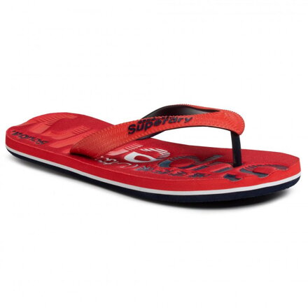 Pánske žabky SUPERDRY červené