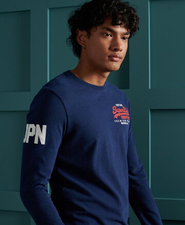 Pánske tričko Vintage Logo Duo SUPERDRY