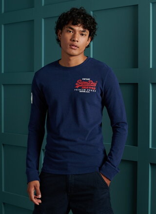 Pánske tričko Vintage Logo Duo SUPERDRY