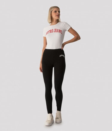 RETRO dámske legíny STANFORD čierne