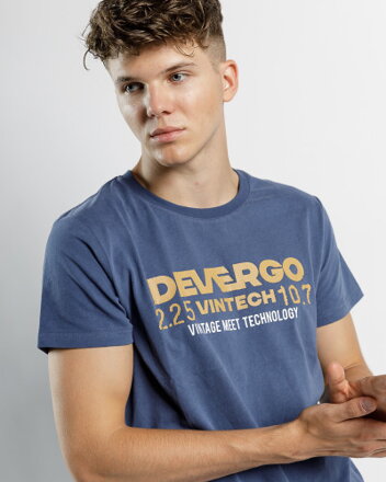 DEVERGO pánske tričko modré