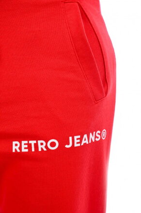 Retrojeans teplákové nohavice OLIVIA červené
